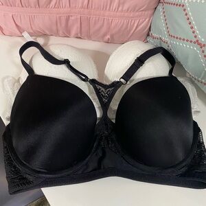 Two 36c push-up padded bras